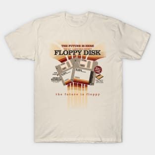 Vintage Tech Retro Computing Floppy Disk Humor T-Shirt